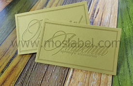 Leatherette labels